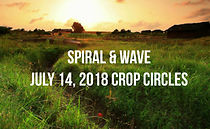 Watch Spiral and Wave - Two July 14, 2018 crop circles