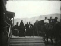 Watch Coaches Arriving at Mammoth Hot Springs